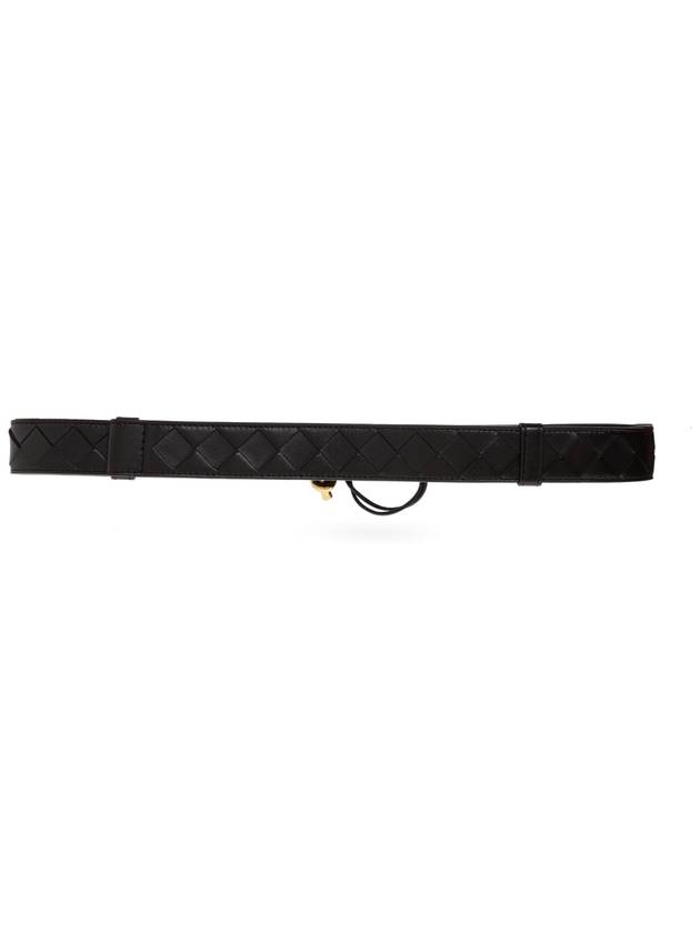 Bottega Veneta Bottega Veneta Leather Belt, Women's, Black