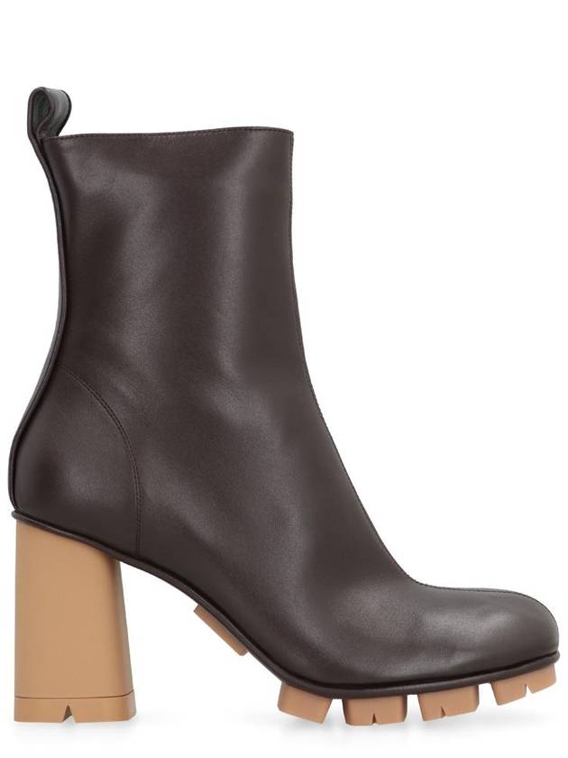 Bottega Veneta Bottega Veneta Shore Leather Ankle Boots
