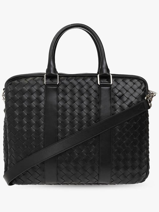 Bottega Veneta Bottega Veneta ‘Classic Intrecciato Large’ Briefcase, Men's, Black