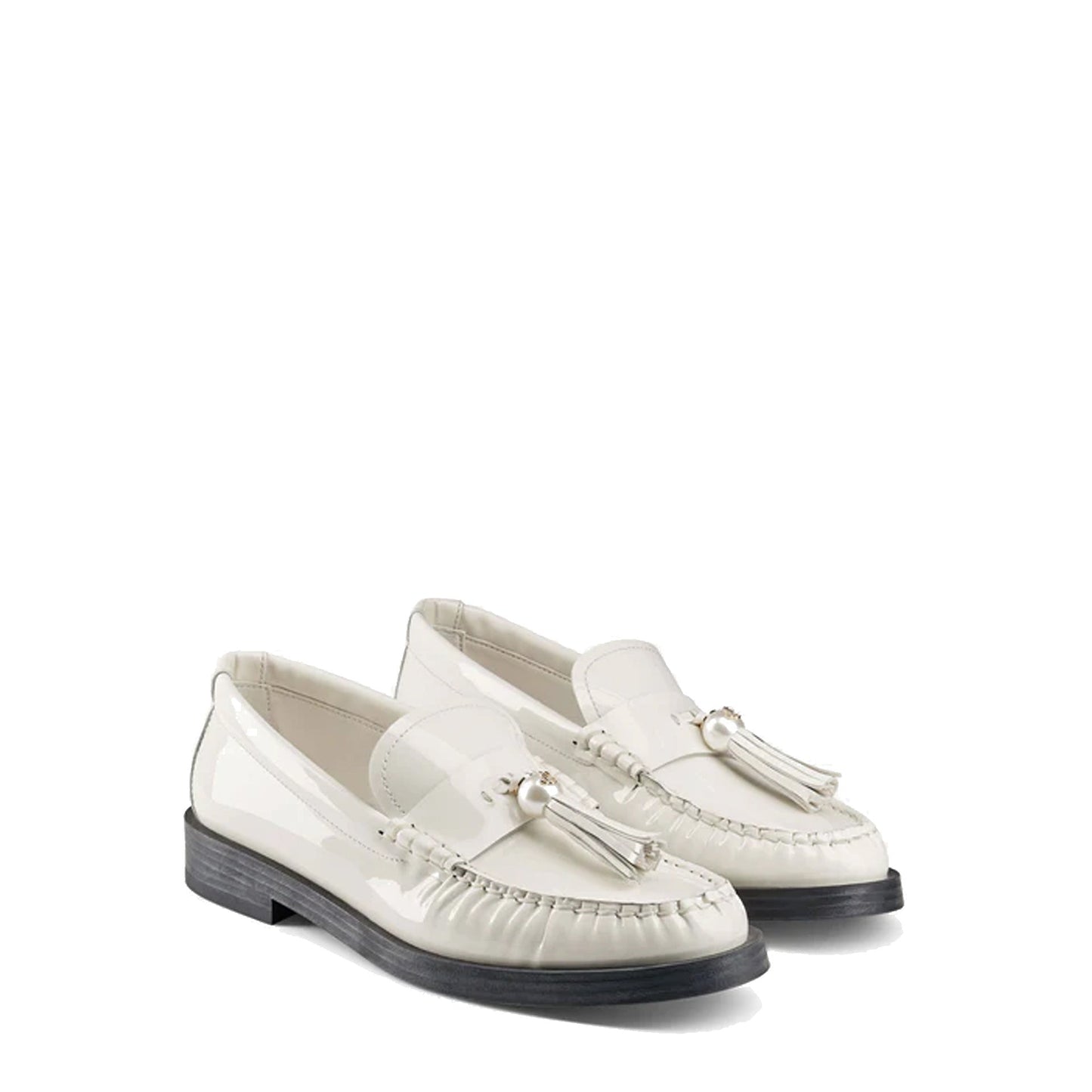 Jimmy Choo Addie Pearl Leather Loafers Women
