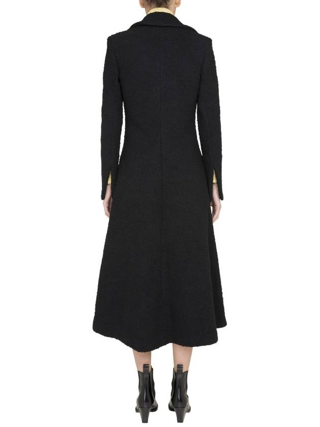 Bottega Veneta Breasted Double Coat Black