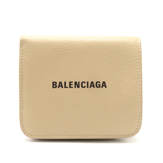 Balenciaga  Leather Middle Wallet (Bi-Fold)