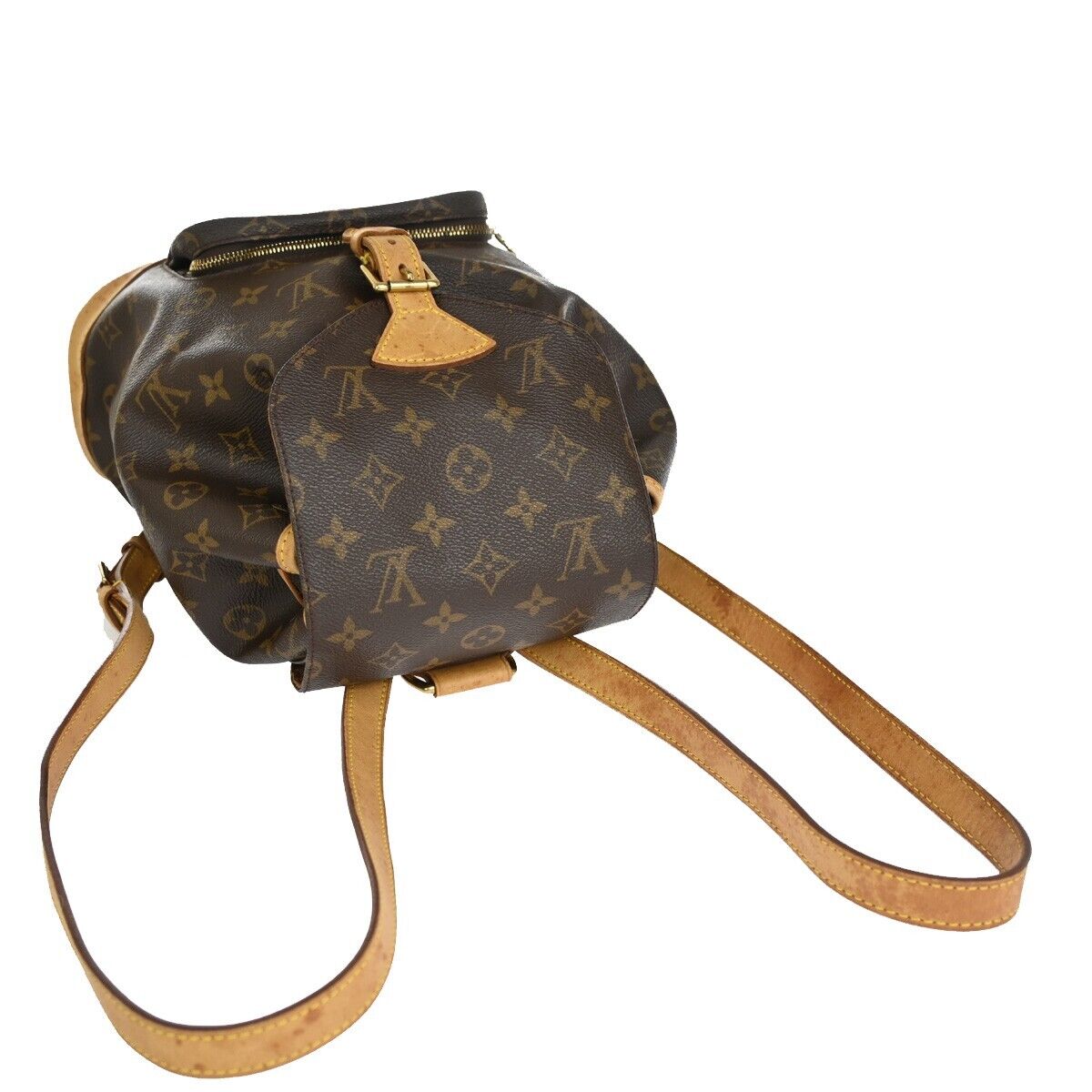 Louis Vuitton  Montsouris Mm  Canvas Backpack Bag