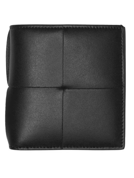 Bottega Veneta Slim Folder Half Wallet Black