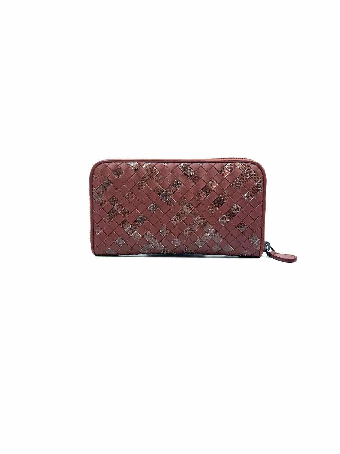 BOTTEGA VENETA Brown Leather Wallet
