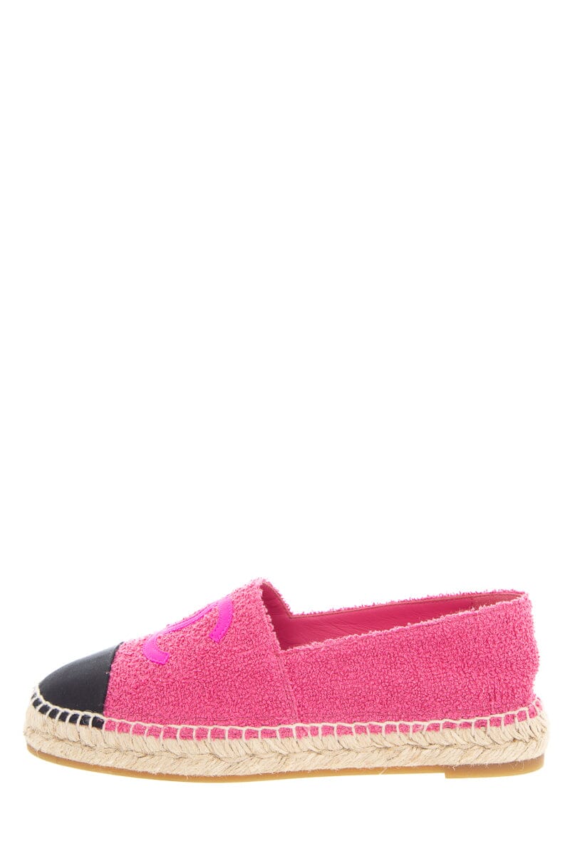 Chanel Hot Pink Tweed Espadrille SZ 40