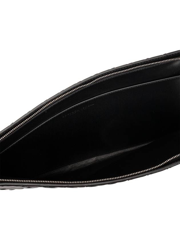 Bottega Veneta Intrecciato Clutch Bag Black