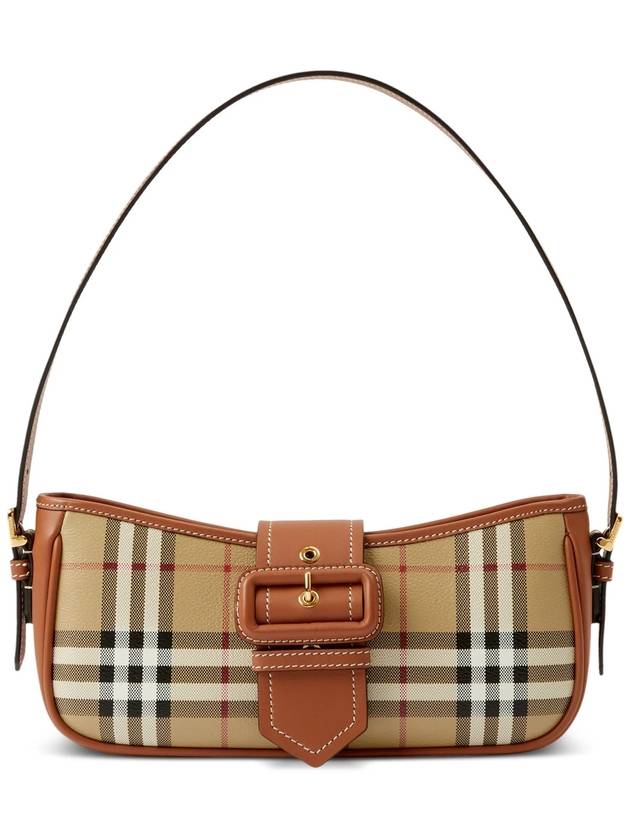 Burberry Check Shoulder Bag Brown