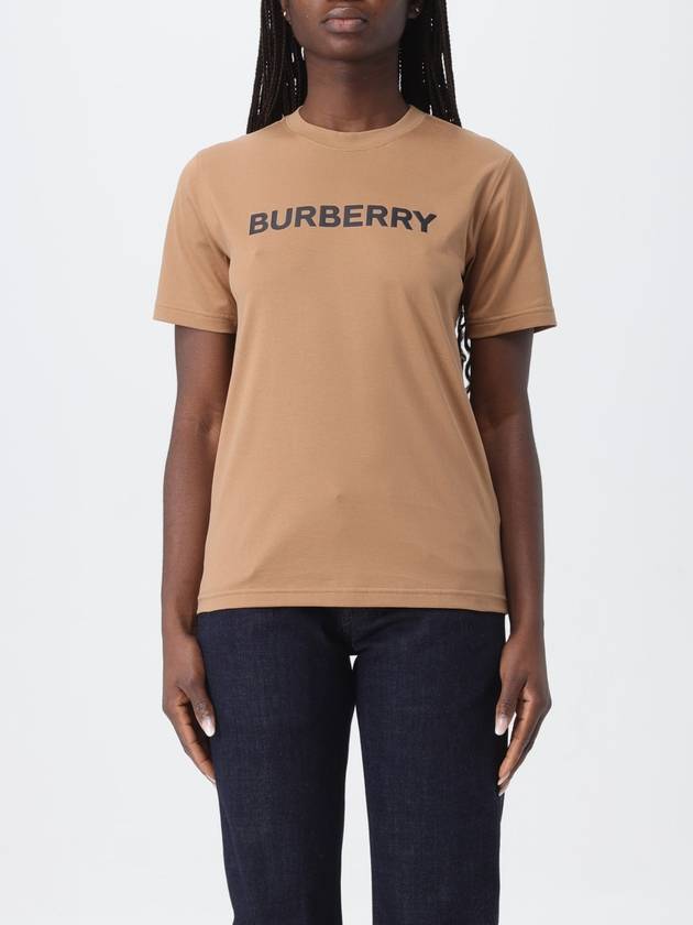 Burberry Logo Print T-Shirt Brown