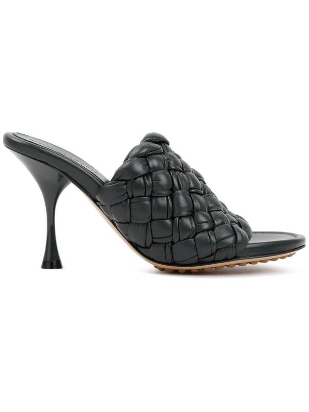 Bottega Veneta Dot Wave Sandals Heel Green