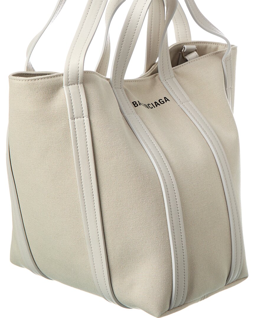 Balenciaga Everyday 2.0 Canvas & Leather Shoulder Tote
