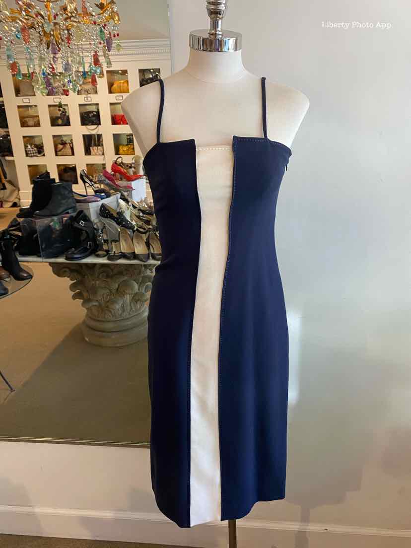 VALENTINO Navy Dress | 6