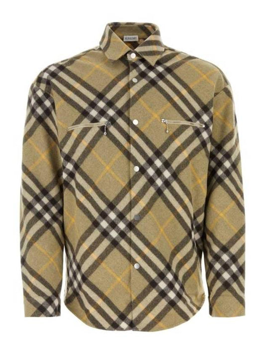 Burberry Long Sleeve Shirt 8076470 B7363 Checked