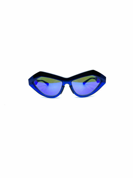BOTTEGA VENETA Blue Cat Eye Sunglasses