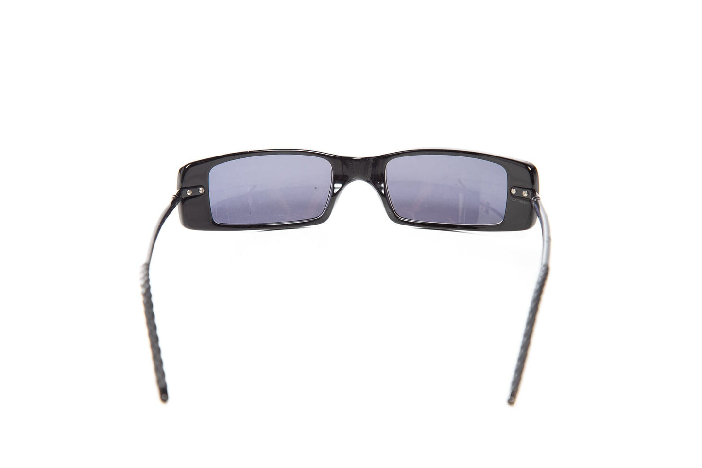 Chanel Black Interlocking CC Logo Square Sunglasses