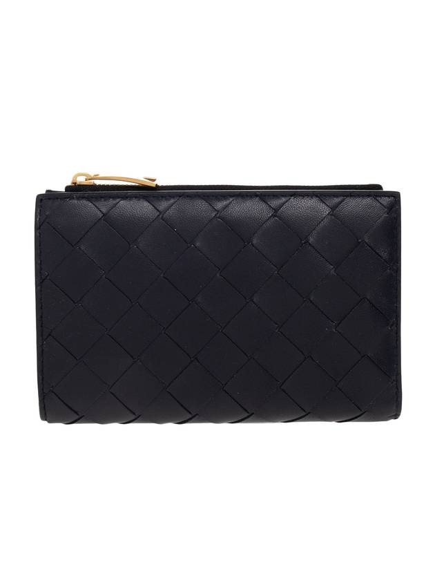 Bottega Veneta Intrecciato Weaving Folder Bicycle Wallet