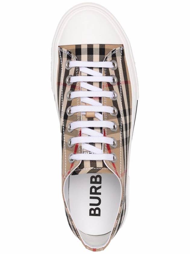 Burberry Vintage Check Cotton Sneakers Archive Beige