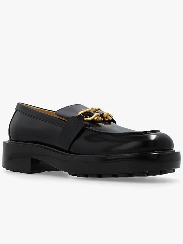 Bottega Veneta Leather Loafers Black