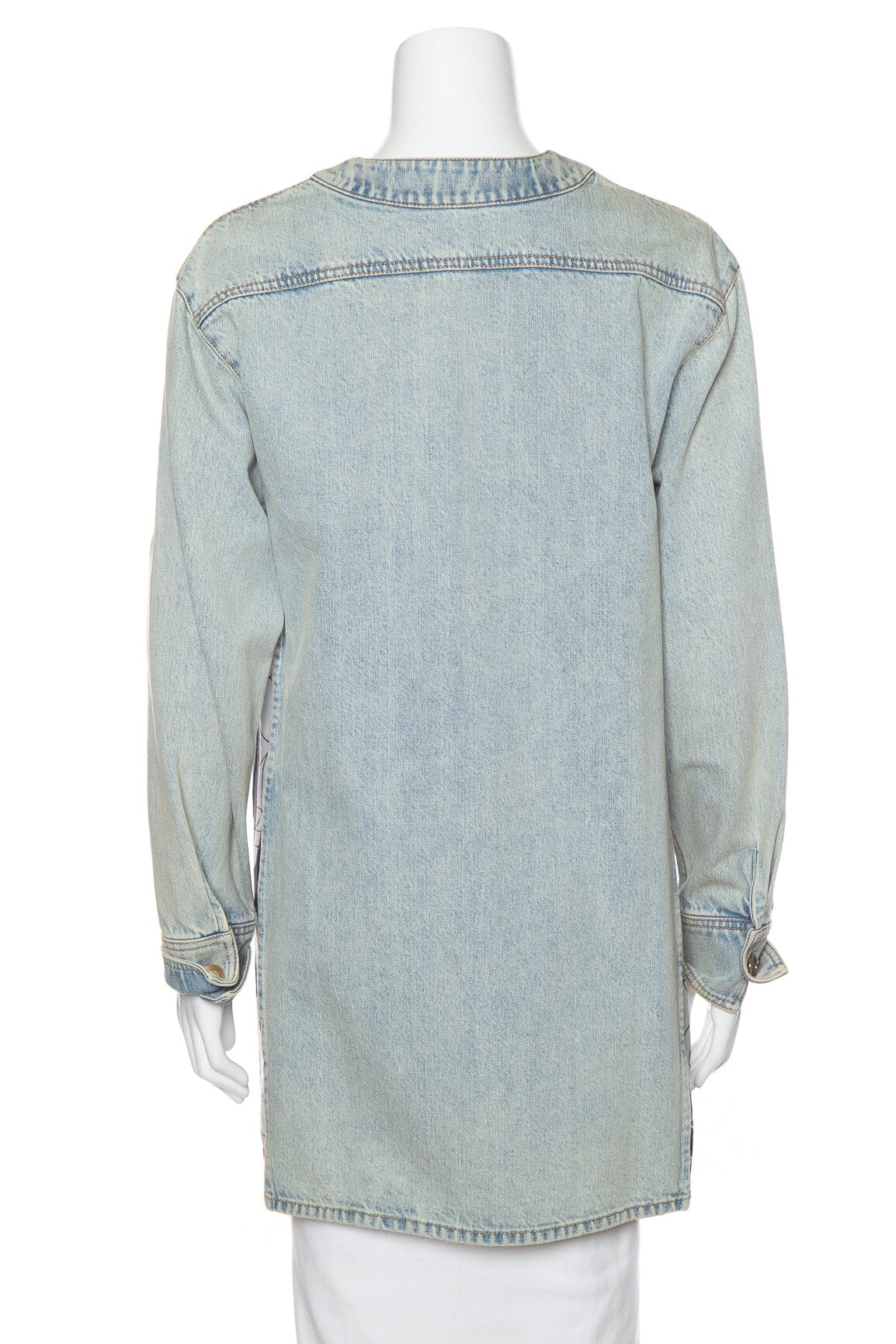 Chanel Denim Button Down Jacket SZ 36