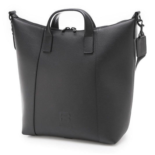 Balenciaga Hourglass Zip Tote Medium Black Grained Calf Leather 620318