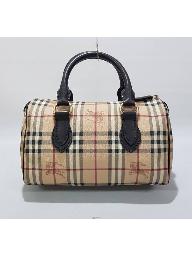 Burberry check tote bag