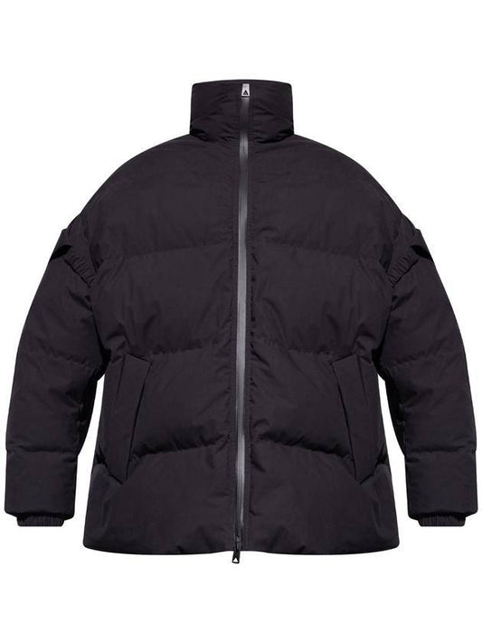 Bottega Veneta Frost Poplin Short Padding Black