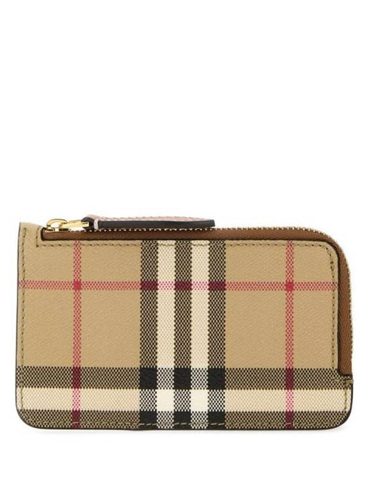 Burberry Check Card Wallet Archive Beige