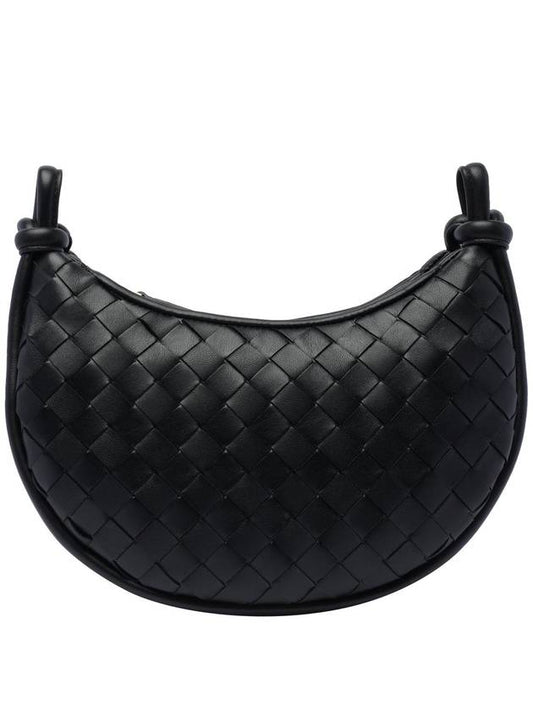 Bottega Veneta Gemelli Messenger Bag Black