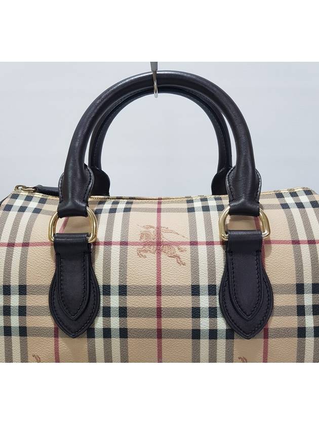 Burberry check tote bag
