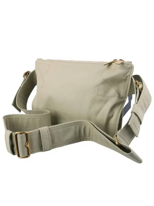 Burberry Trench Embroidered Logo Belt Bag Green