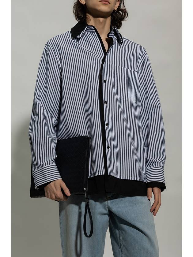 Bottega Veneta Bottega Veneta ‘Classic Intrecciato Medium’ Document Case, Men's, Navy Blue