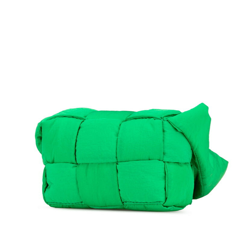 Bottega Veneta Nylon Maxi Intrecciato Small Shoulder Bag