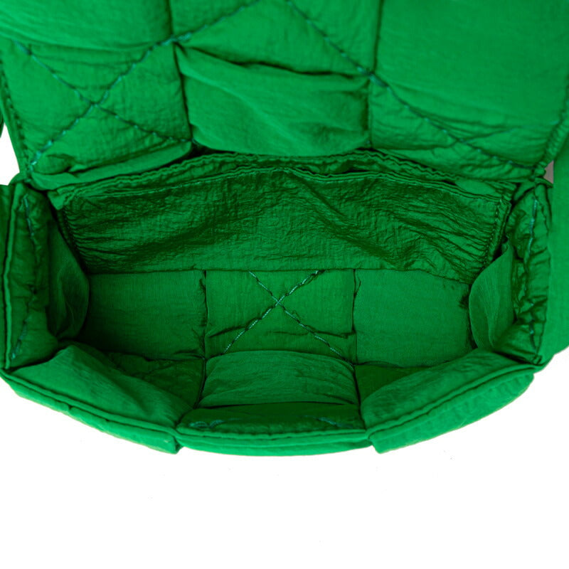 Bottega Veneta Nylon Maxi Intrecciato Small Shoulder Bag