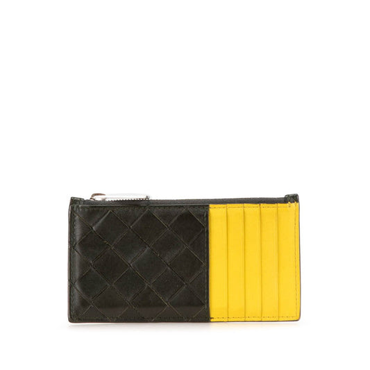 Bottega Veneta Leather Maxi Intrecciato Coin Case