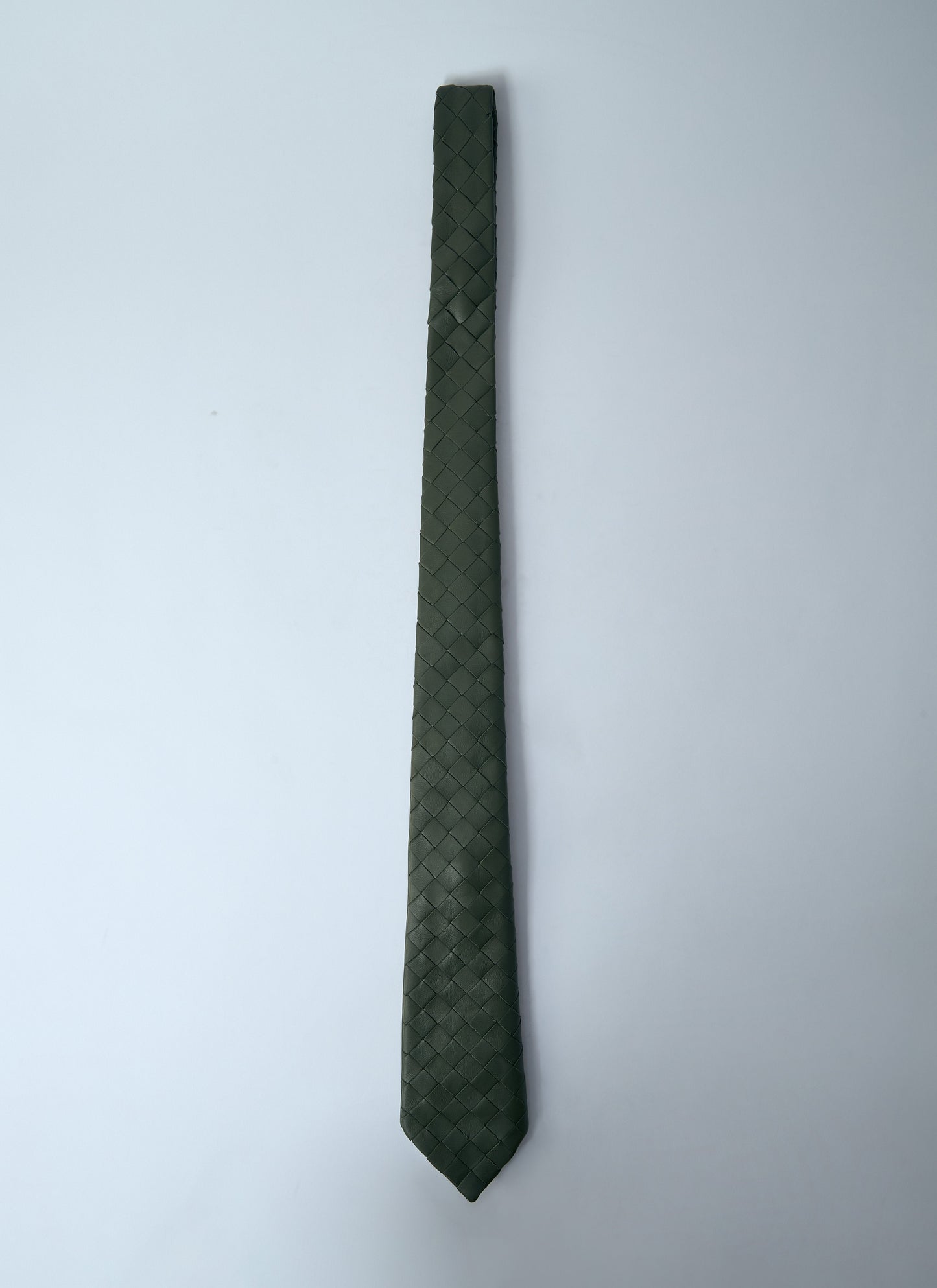 Bottega Veneta Men Braided Leather Tie