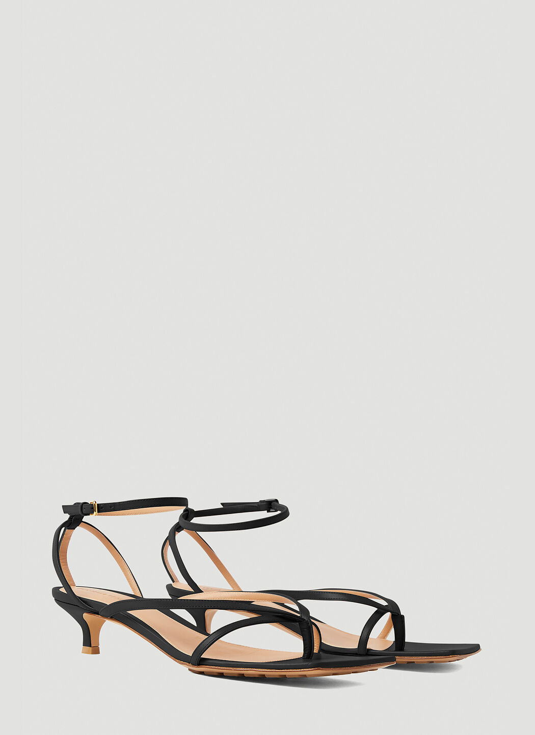 Bottega Veneta Women Leather Stretch Sandals