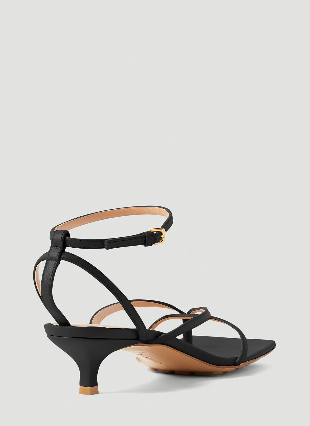 Bottega Veneta Women Leather Stretch Sandals