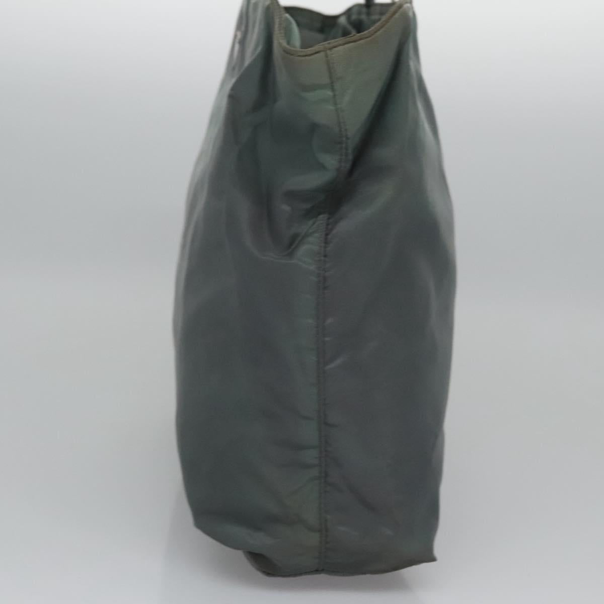 PRADA Hand Bag Nylon Gray  bs22070