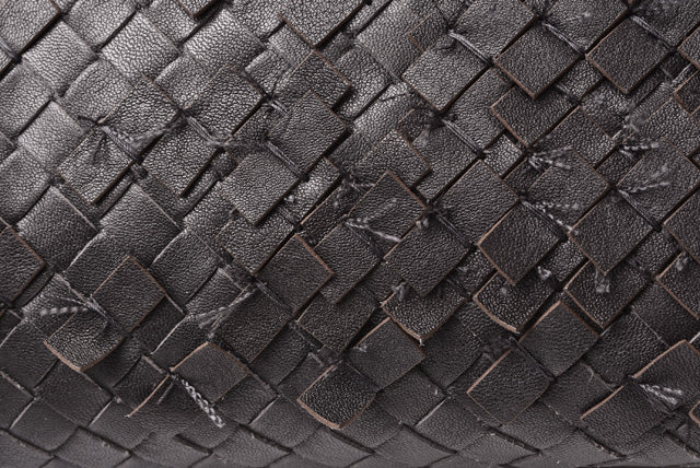 Bottega Veneta Olympia Chain Shoulder Bag Dark Gray