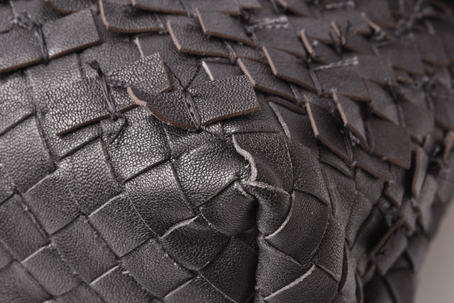 Bottega Veneta Olympia Chain Shoulder Bag Dark Gray