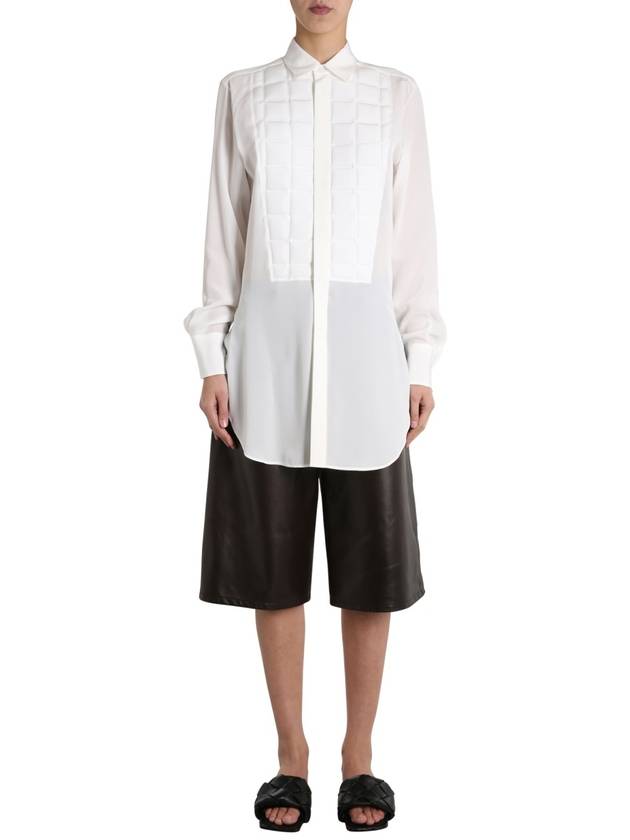 Bottega Veneta quilted blouse 589625 VKME0 8329