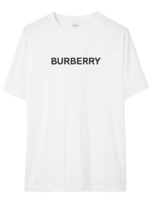 Burberry Logo Print Short Sleeve T-Shirt White