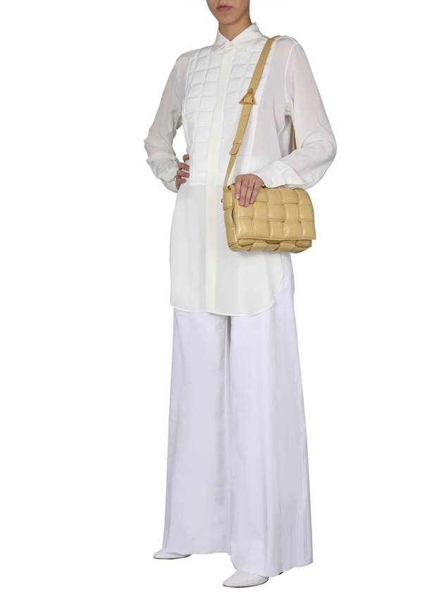 Bottega Veneta Stretch Nylon Leg Wide Pants