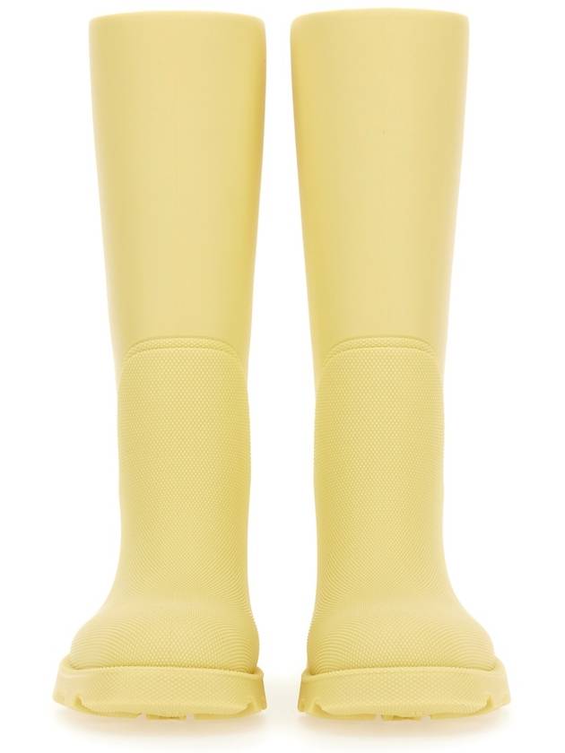 Burberry Marsh Long Rain Boots Beige