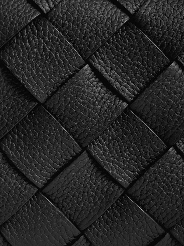 Bottega Veneta Intrecciato Clutch Bag Black
