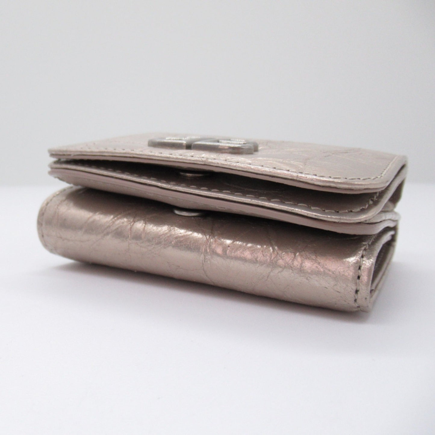 Balenciaga  Leather Middle Wallet (Tri-Fold)