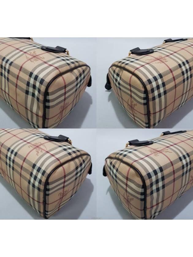 Burberry check tote bag