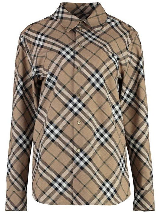 Burberry Burberry Checked Cotton Shirt