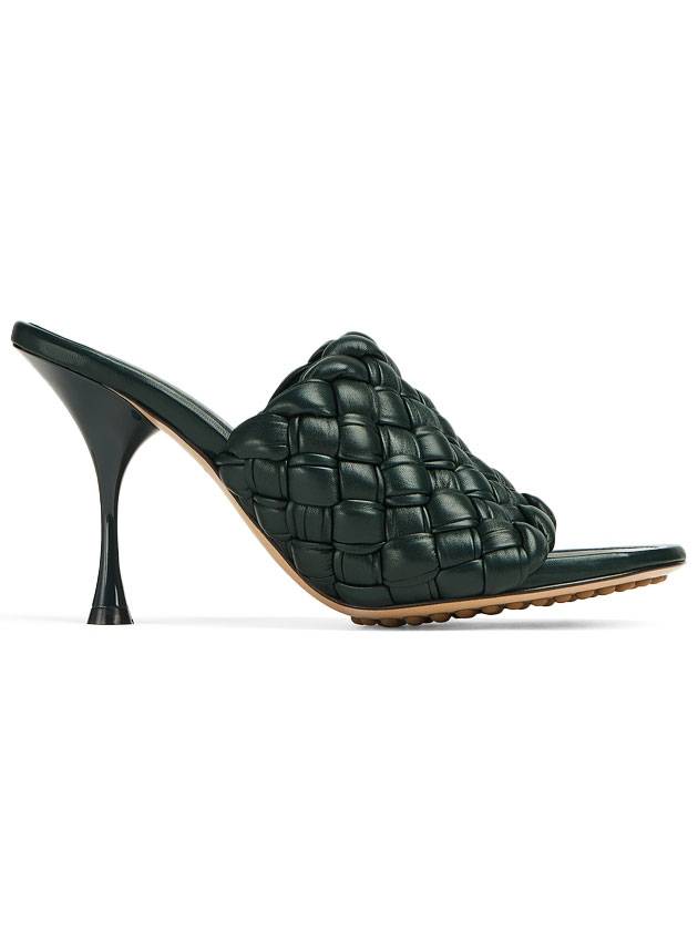Bottega Veneta Dot Wave Sandals Heel Green