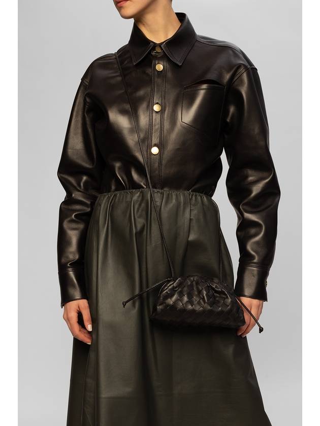 Bottega Veneta Intrecciato Mini Pouch Bag Black